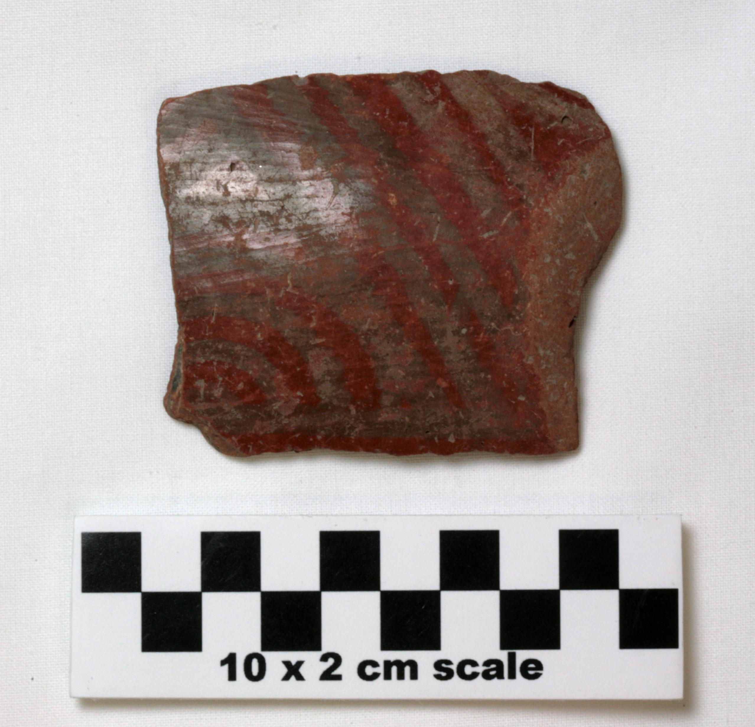 Image of item of type Pottery and color Red fired gray