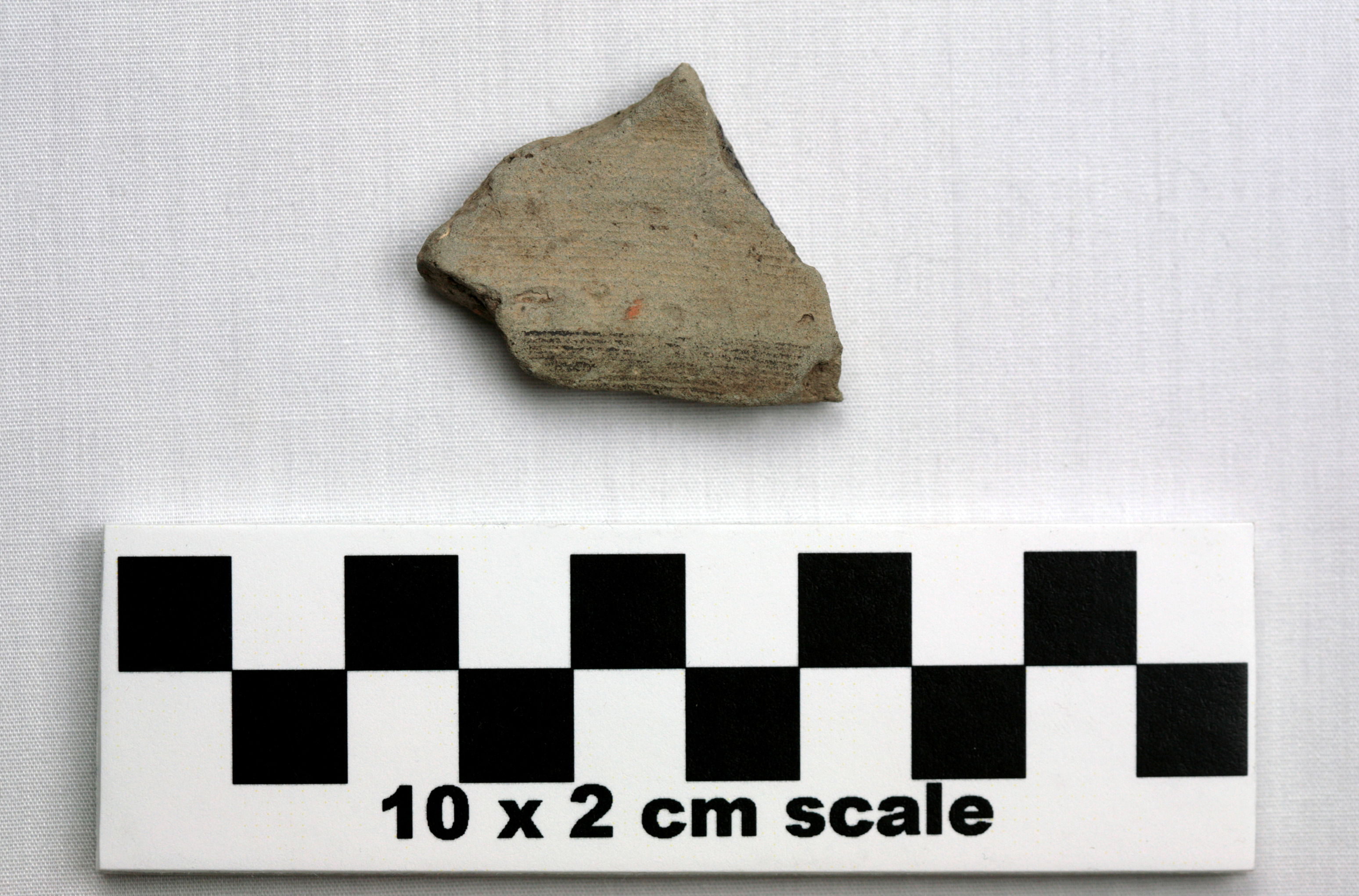 Image of item of type Pottery and color Light brownish gray