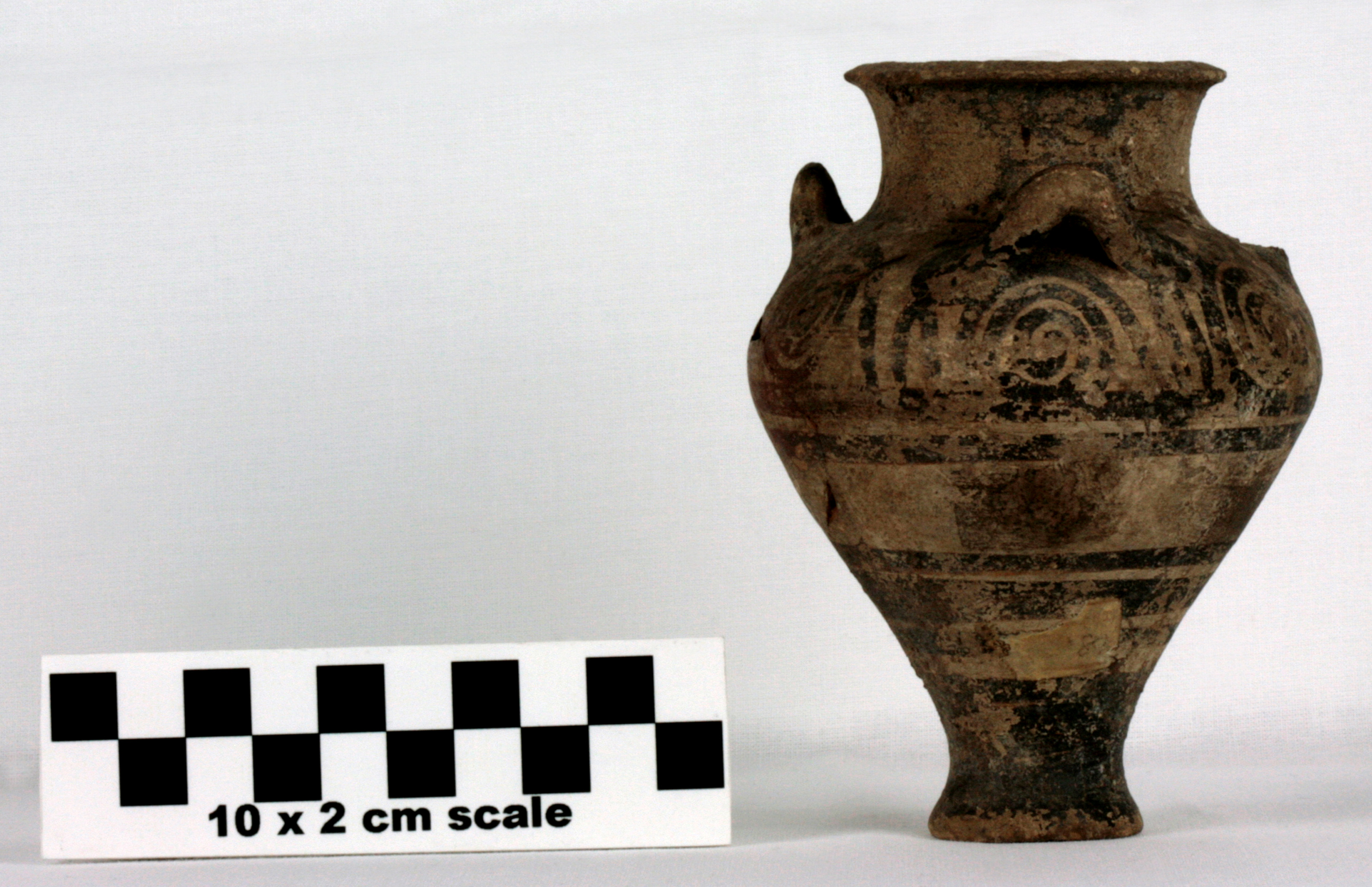 Image of item of type Pottery and color Red (poss fired gray in places)