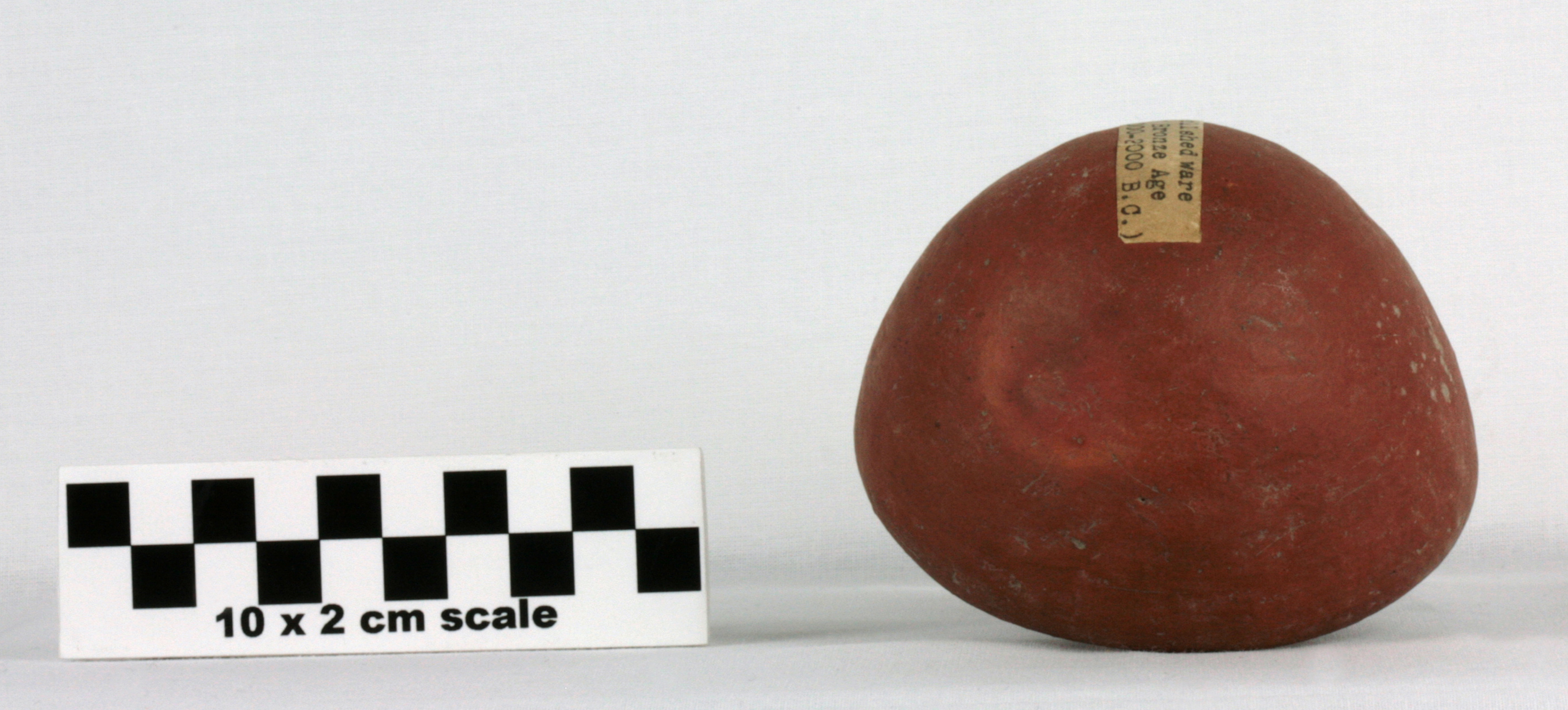 Image of item of type Pottery and color Gray (w/red all over)