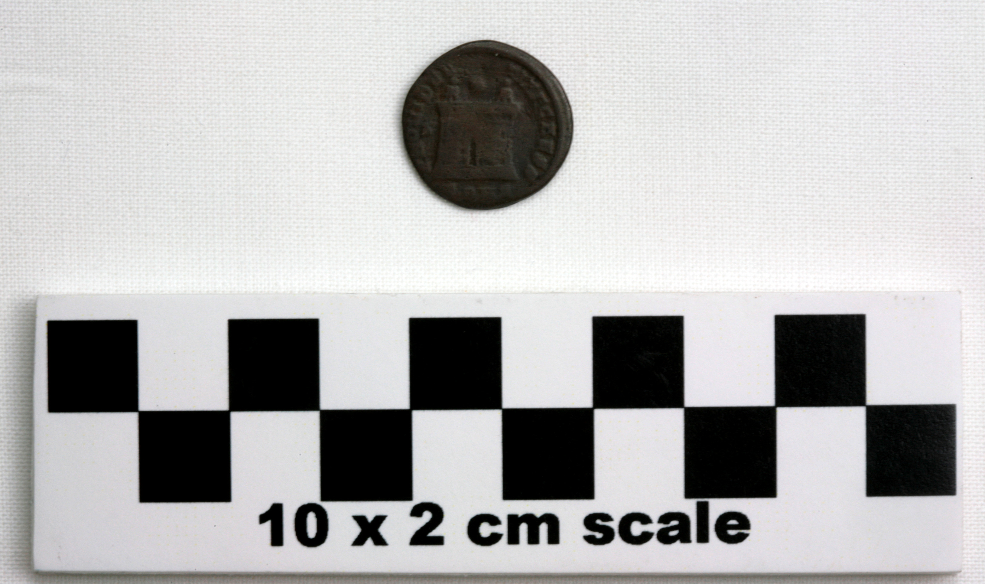 Image of item of type Coin and color dark reddish brown