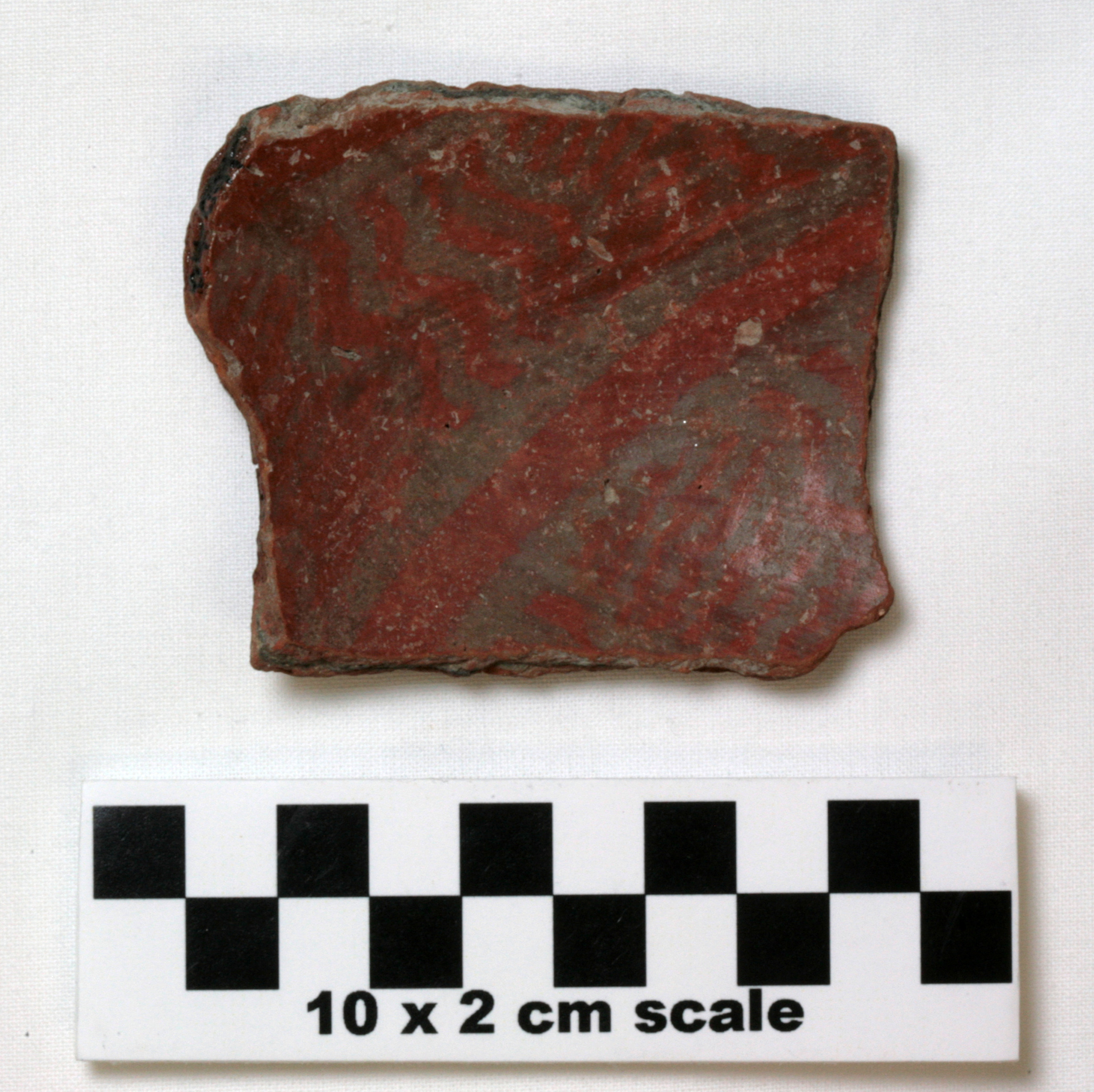 Image of item of type Pottery and color Red fired gray
