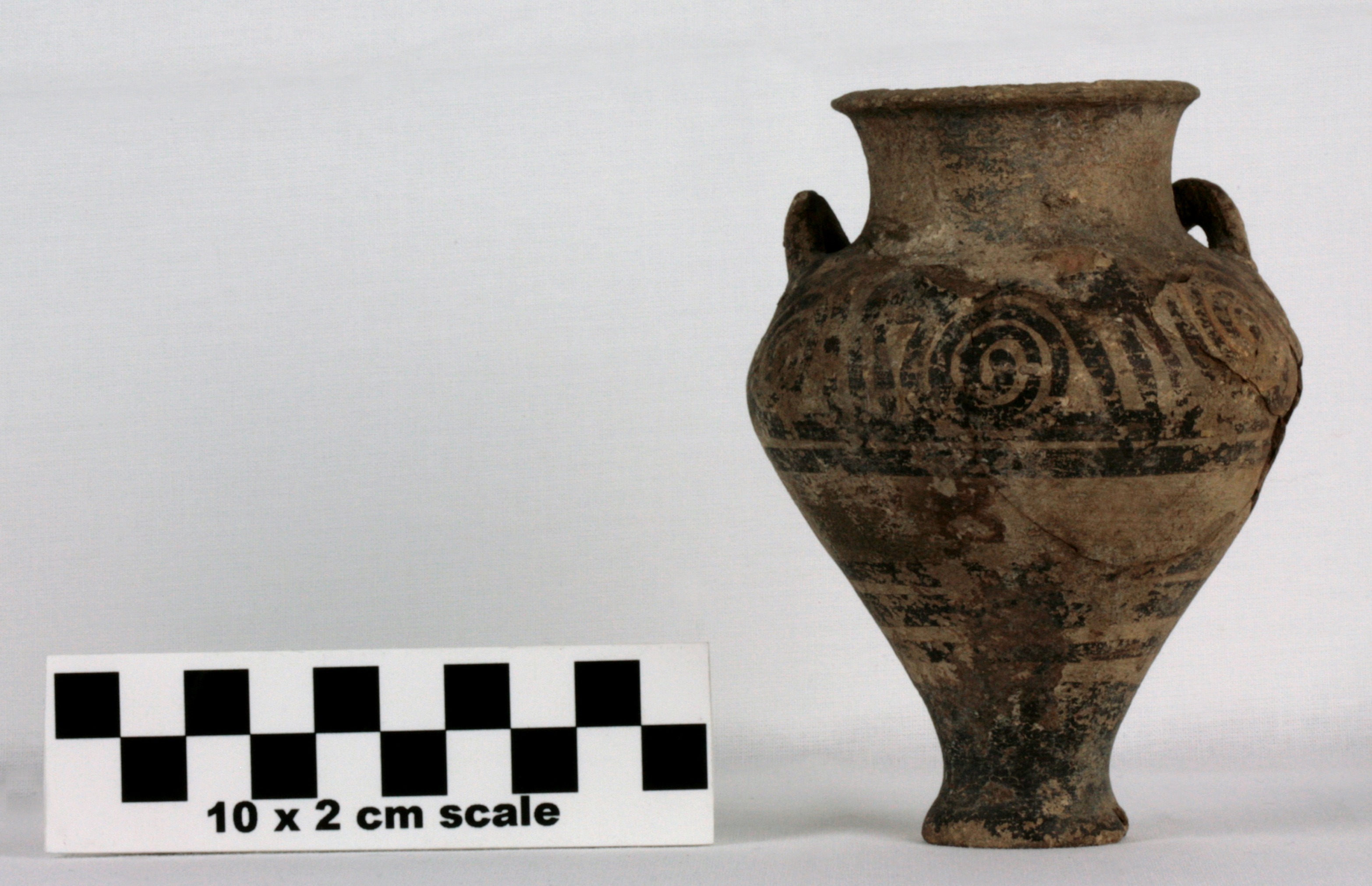 Image of item of type Pottery and color Red (poss fired gray in places)